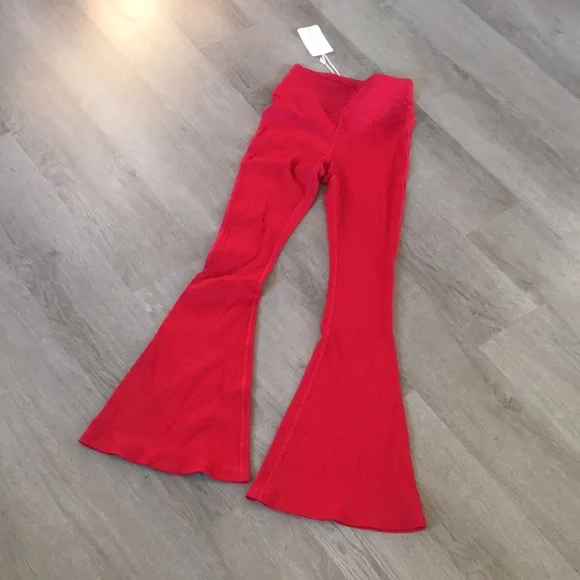 Ribbed Flare Legging - S - Picture 1 of 3